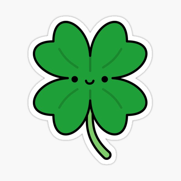 Four Leaf Clover Stickers for Sale