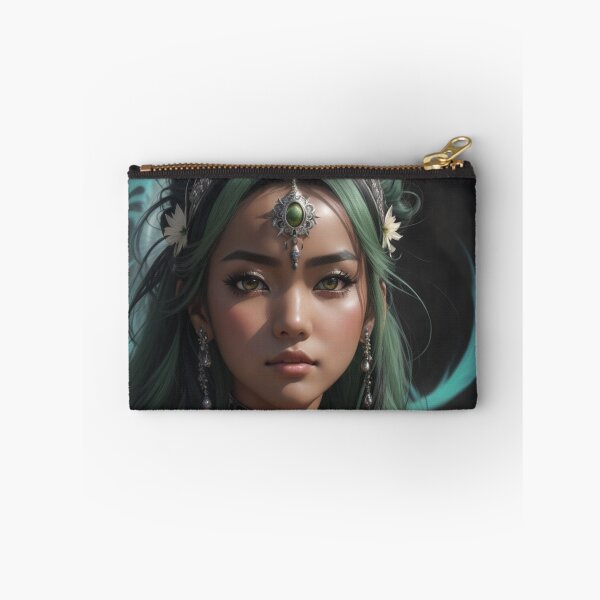 Item preview, Anime Character - The Hawaiian Green Healing Warrior designed and sold by Kumahimeco.