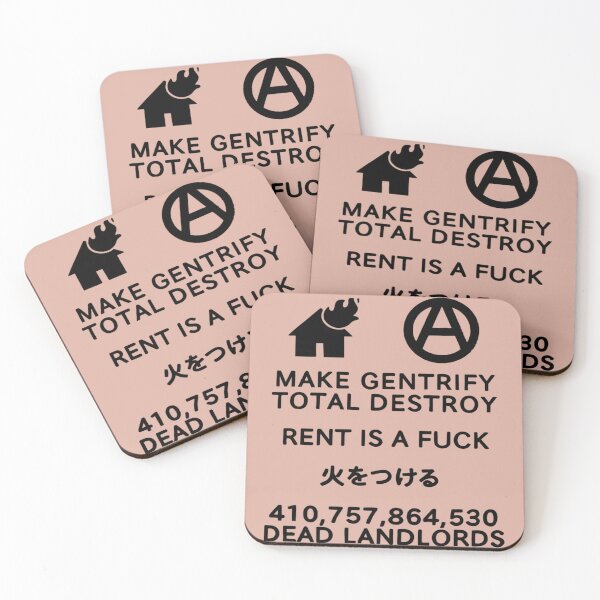 Item preview, gentrify rent is a fk meme   designed and sold by NamuunOldfield.