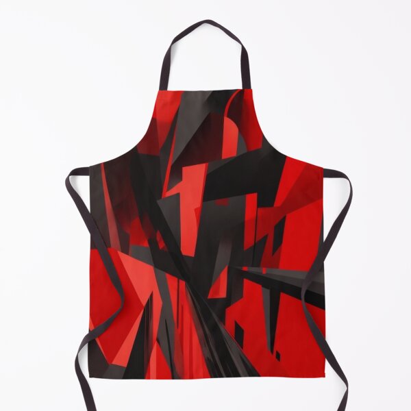 Item preview, Abstract Noir: Red Highlights and Shapes designed and sold by FemmeFlair.