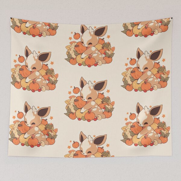 Item preview, A fawn in pumpkins and apples designed and sold by etherElric.