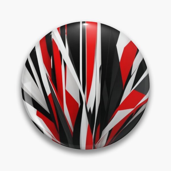 Item preview, Dynamic Contrasts: Black, White, and Red Abstract designed and sold by FemmeFlair.