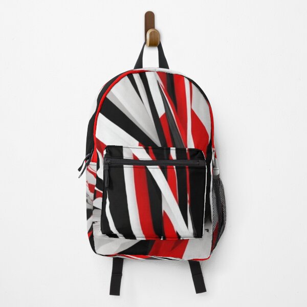 Item preview, Dynamic Contrasts: Black, White, and Red Abstract designed and sold by FemmeFlair.