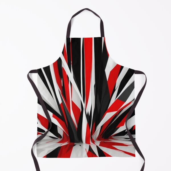 Item preview, Dynamic Contrasts: Black, White, and Red Abstract designed and sold by FemmeFlair.
