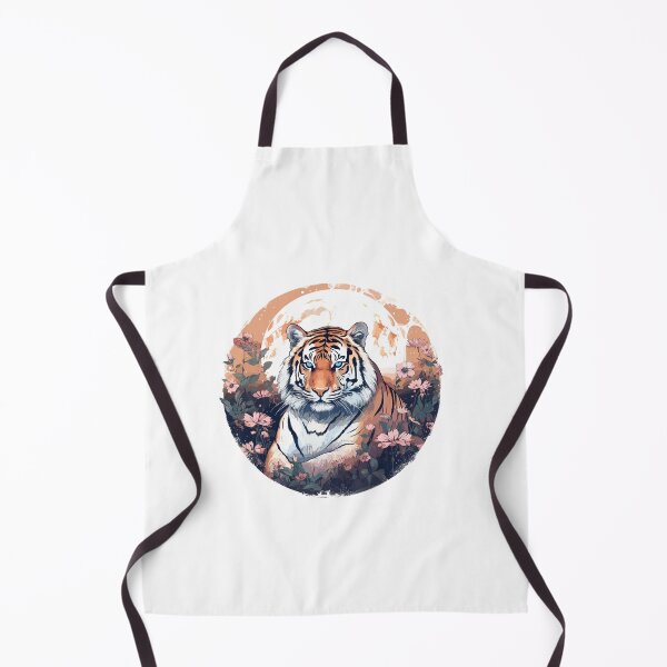 Item preview, Celestial moon flower, tiger sitting tall designed and sold by Jerseysrd.
