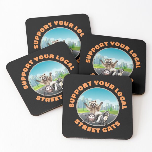 Item preview, Support your local street cats  designed and sold by FatBirdie.