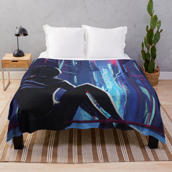 Item preview, Cyberpunk In Colorful City designed and sold by andreab313.