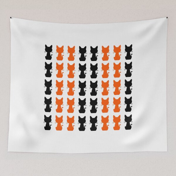 Item preview, Black Orange Kitties designed and sold by raineOn.