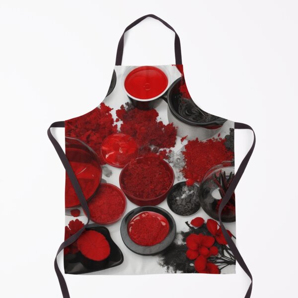 Item preview, Red Infusions: Abstract Monochrome Composition designed and sold by FemmeFlair.