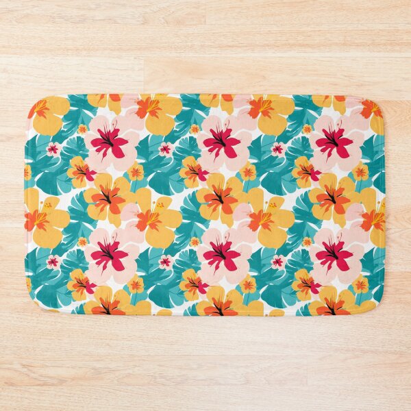 Item preview, Hibiscus Flower Pattern Digital Art designed and sold by Anongdesign.