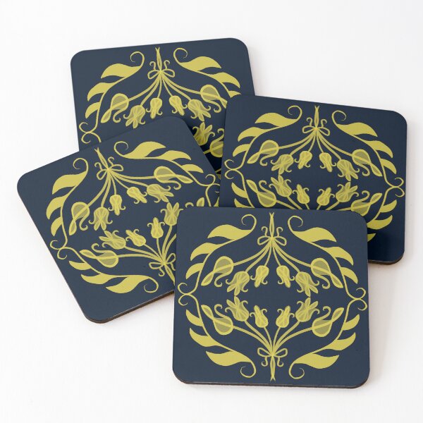 Item preview, Copy of Victorian Ebola (yellow & teal) designed and sold by PaganArtisan.