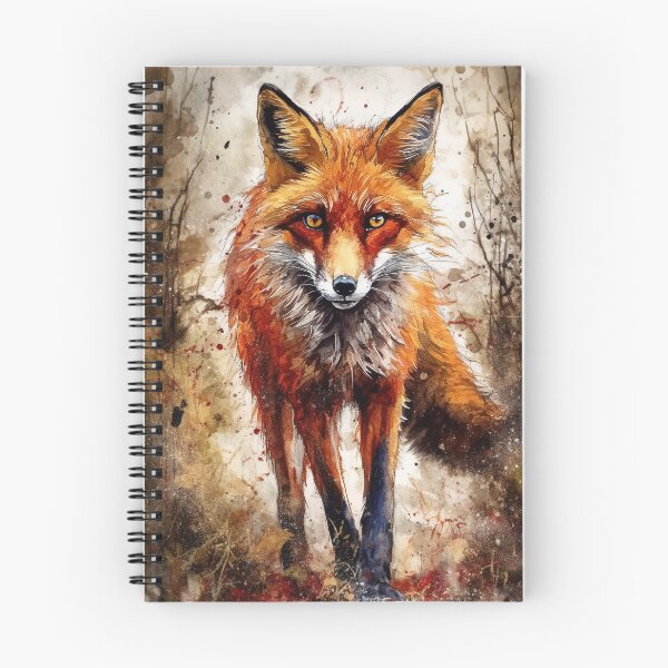 Item preview, Abstract Red Fox Painting. AI generated Illustration. designed and sold by svetlanna.