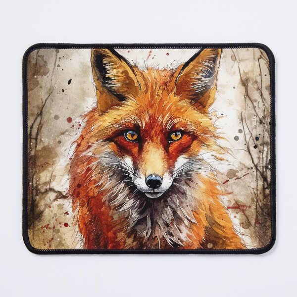 Item preview, Abstract Red Fox Painting. AI generated Illustration. designed and sold by svetlanna.