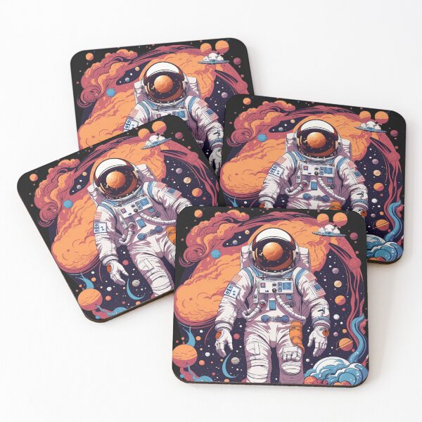 Item preview, Astronaut of deep space designed and sold by MythicalSticker.