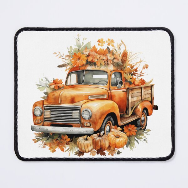 Item preview, Fall farm truck | Pumpkin truck designed and sold by PawsandPages.