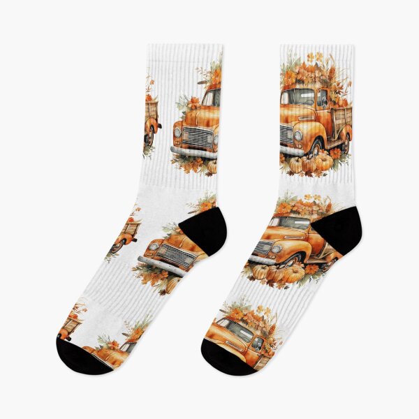 Item preview, Fall farm truck | Pumpkin truck designed and sold by PawsandPages.