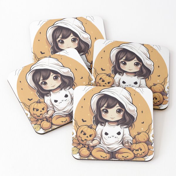 Item preview, Whimsical Halloween Chibis designed and sold by MuseOfMilo.