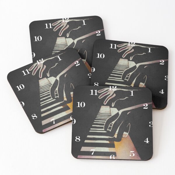 Item preview, pianist clock designed and sold by creativaweb.