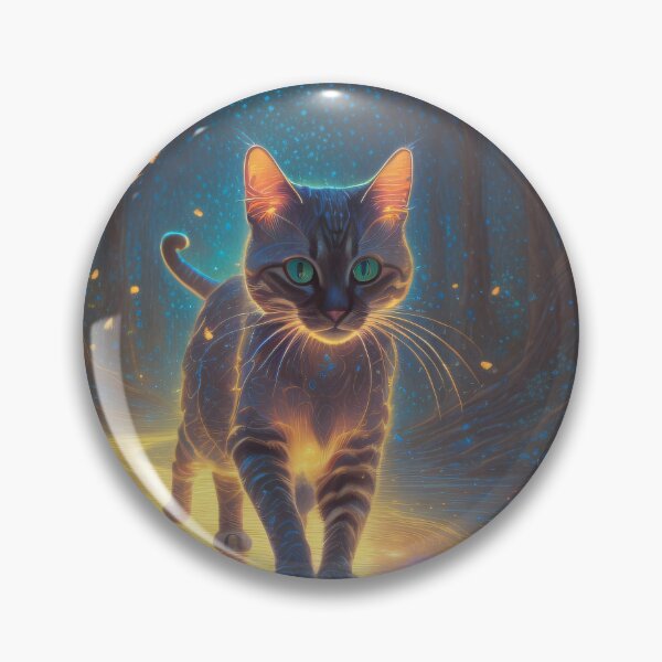 Item preview, Glowing River Cat designed and sold by Ac3k.