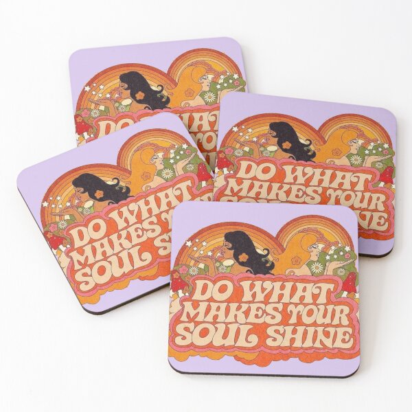 Item preview, Retro 70's Do What Makes Your Soul Shine Art designed and sold by DukeGroovy.