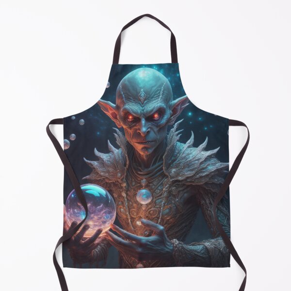 Item preview, Evil Elf Holding Crystal Ball designed and sold by Ac3k.