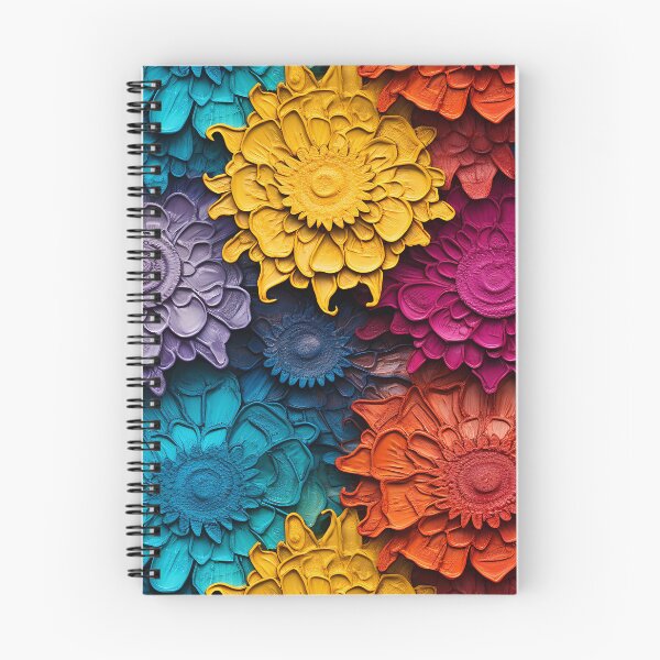 Item preview, 3D Embossed Colorful Floral designed and sold by MapleTArts.