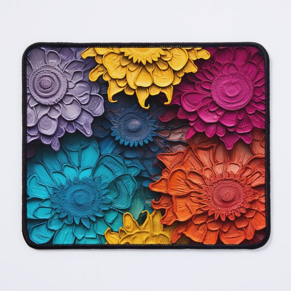 Item preview, 3D Embossed Colorful Floral designed and sold by MapleTArts.