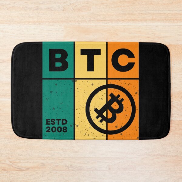 Item preview, Vintage - BTC ESTD 2008 - Crypto Logo designed and sold by GetCryptoSwag.