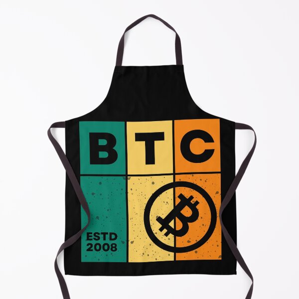Item preview, Vintage - BTC ESTD 2008 - Crypto Logo designed and sold by GetCryptoSwag.