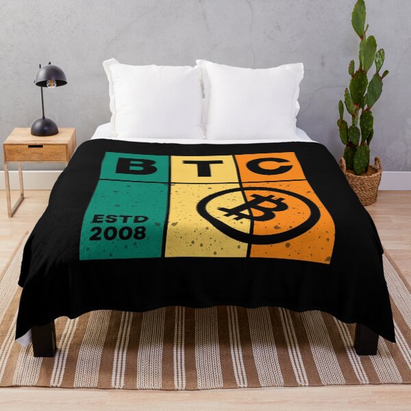 Item preview, Vintage - BTC ESTD 2008 - Crypto Logo designed and sold by GetCryptoSwag.