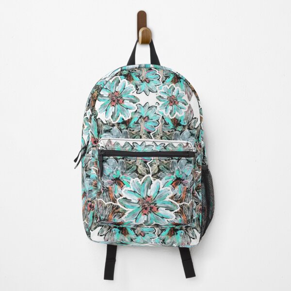 Item preview, Cyan floral abstract designed and sold by vjmailservice.