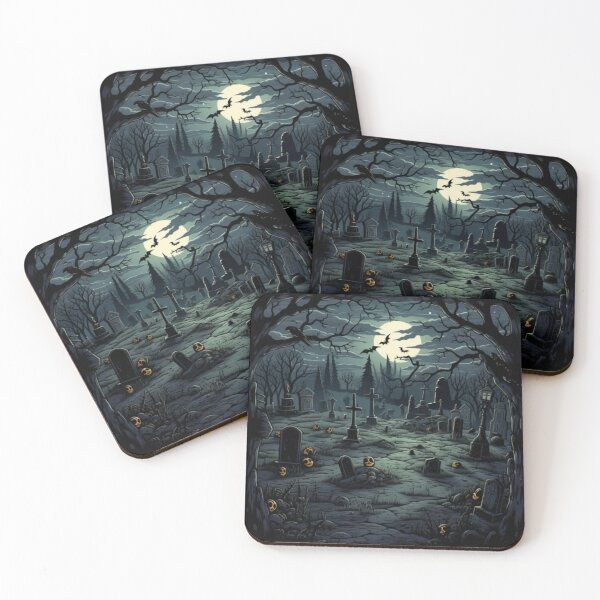 Item preview, Moonlit Graveyard designed and sold by Moventur.
