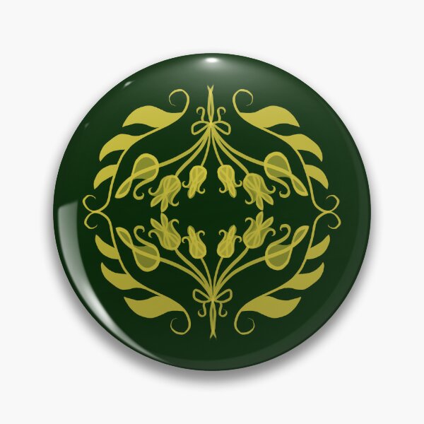 Item preview, Victorian Ebola (yellow & green) designed and sold by PaganArtisan.