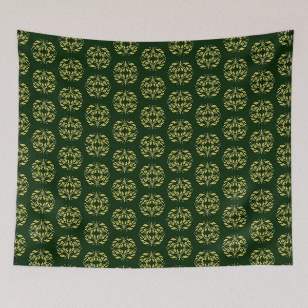 Item preview, Victorian Ebola (yellow & green) designed and sold by PaganArtisan.