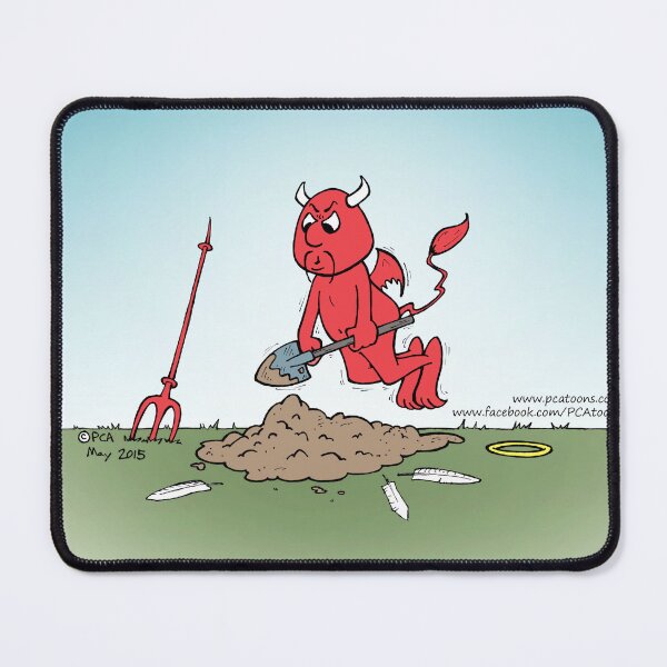 Item preview, Devil wins over guardian angel. designed and sold by pcatoons.