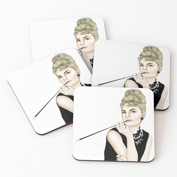 Item preview, Jennifer Morrison as Audrey Hepburn (colour) designed and sold by CapnMarshmallow.