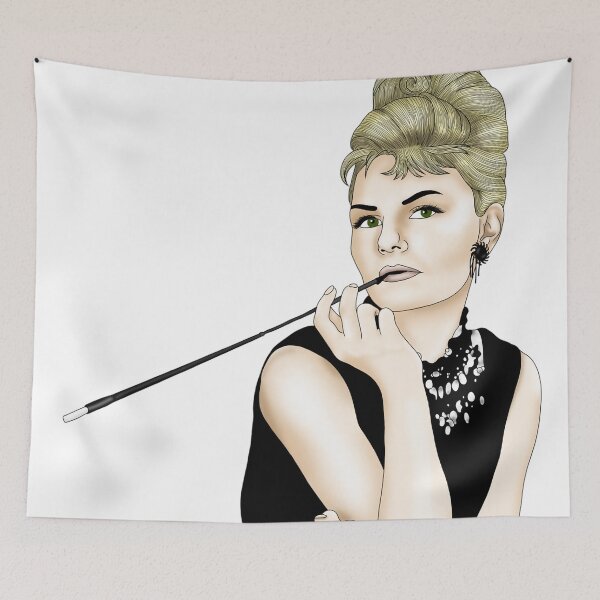 Item preview, Jennifer Morrison as Audrey Hepburn (colour) designed and sold by CapnMarshmallow.