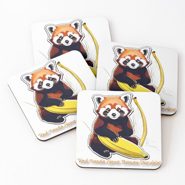 Item preview, Red Panda Gone Banan-Dorable! designed and sold by KriticalDesigns.