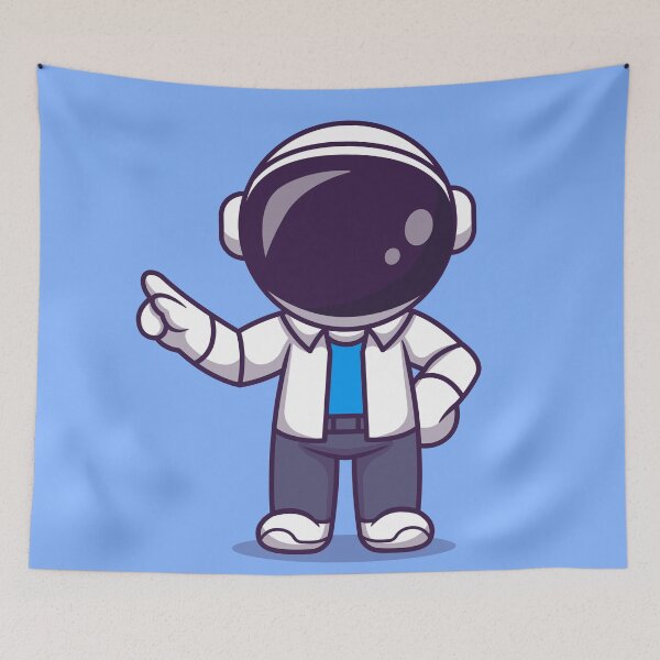Item preview, Charming Astronaut Cartoon Vector: Discover Adorable Space Exploration! designed and sold by hjian8219.