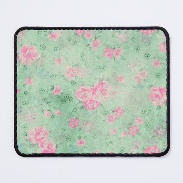 Item preview, turquoise with pink flowers designed and sold by spitfirehart.