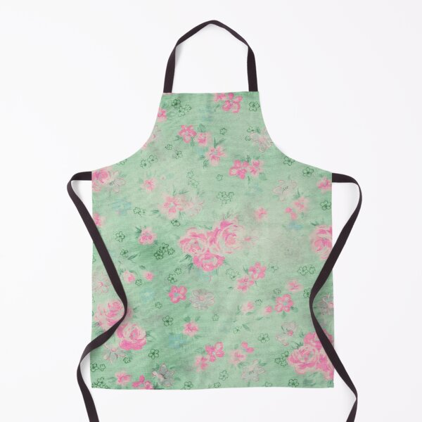 Item preview, turquoise with pink flowers designed and sold by spitfirehart.