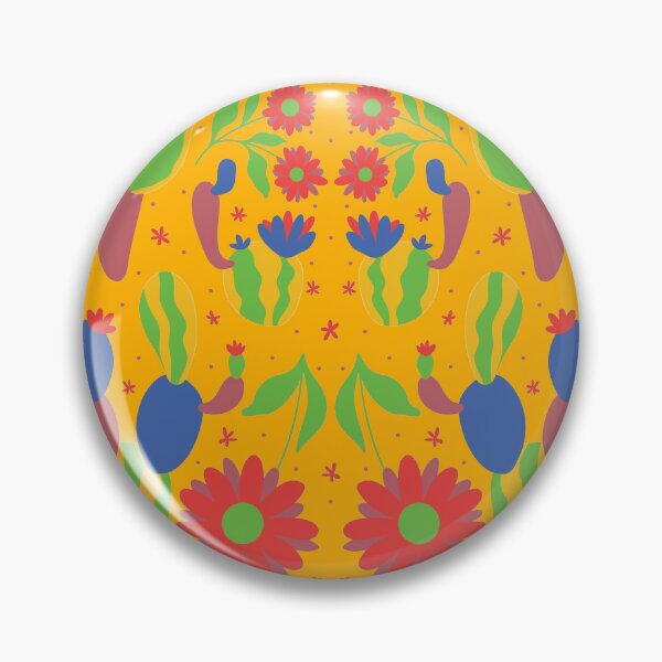 Item preview, Vibrant Flower Otomi Art designed and sold by khachiche.