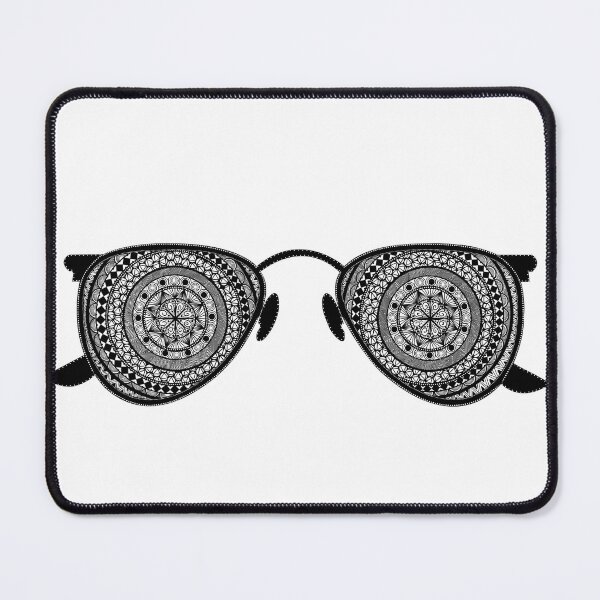 Item preview, Black and white sunglasses designed and sold by CmpsDesigns .