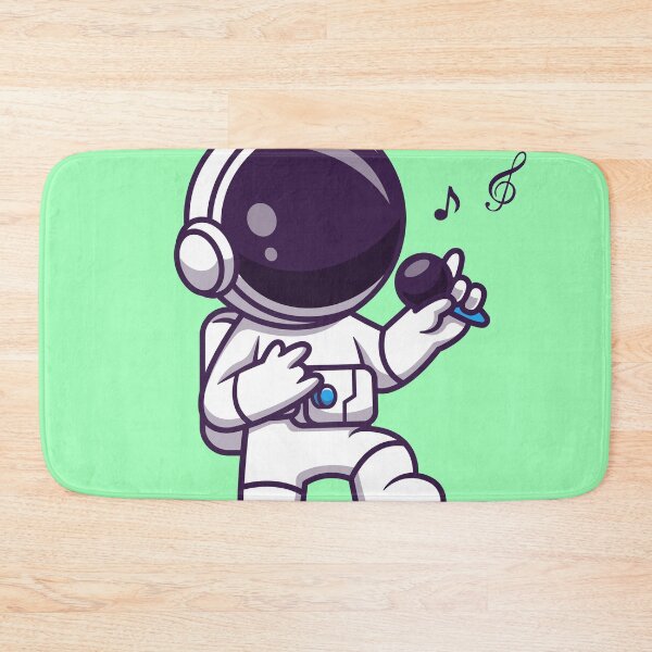 Item preview, Groovy Astronaut Serenade: Cute Cartoon Vector Icon Illustration designed and sold by hjian8219.