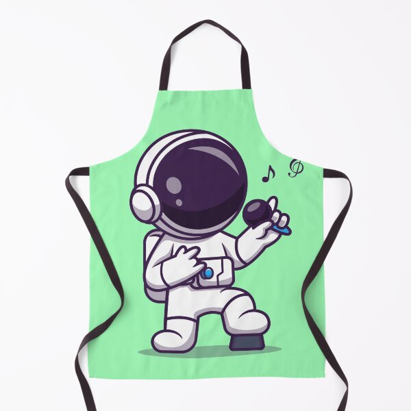 Item preview, Groovy Astronaut Serenade: Cute Cartoon Vector Icon Illustration designed and sold by hjian8219.