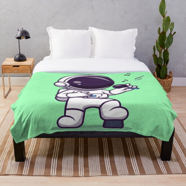 Item preview, Groovy Astronaut Serenade: Cute Cartoon Vector Icon Illustration designed and sold by hjian8219.