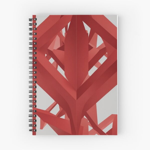 Item preview, Red Geometry: Abstract Monochrome with a Twist designed and sold by FemmeFlair.