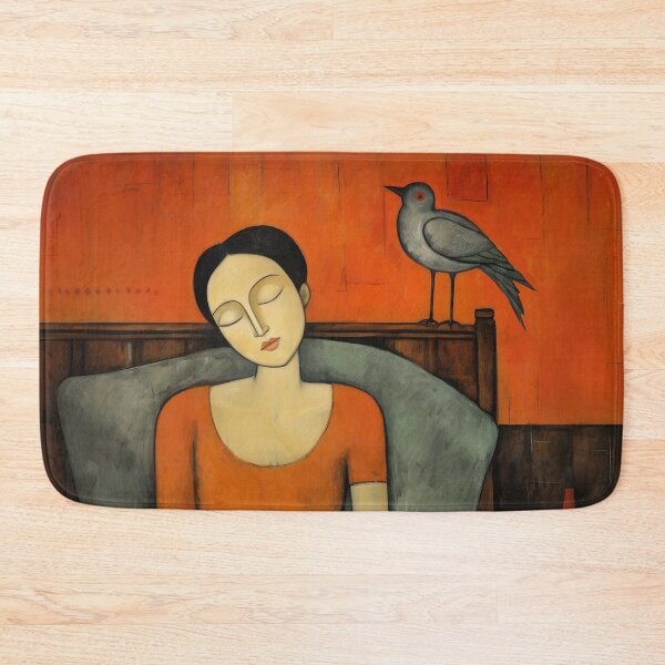 Item preview, At Rest in Bed w Bird designed and sold by YoPedro.