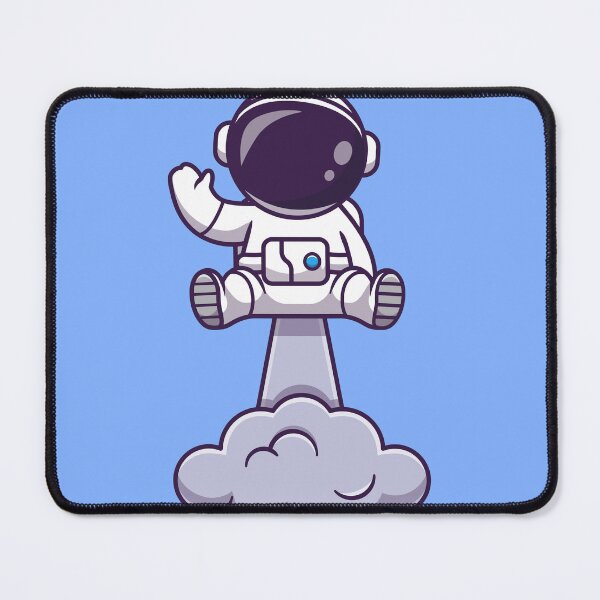 Item preview, Astronaut's Joyful Launch: Cartoon Illustration of Space Exploration designed and sold by hjian8219.