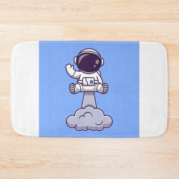Item preview, Astronaut's Joyful Launch: Cartoon Illustration of Space Exploration designed and sold by hjian8219.